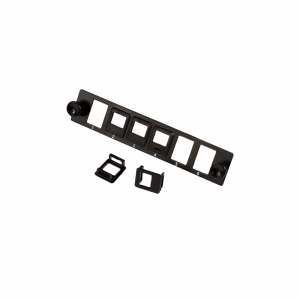 Adapter faceplates for LAN-FOB10-1P enclosure